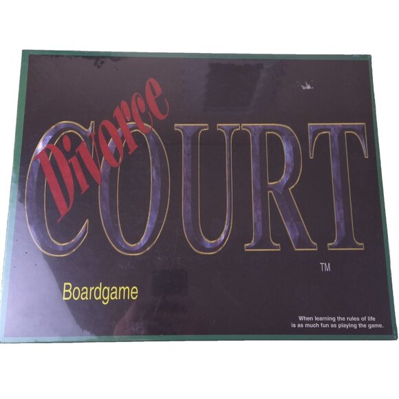 Divorce Court Board Game RARE 2000 New Sealed Never Opened for Teens & Adults - Picture 1 of 5